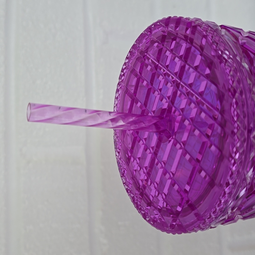 NEW 2023 Starbucks Jeweled Taffy Iridescent Pink Purple Tumbler 24oz Venti Cup - Picture 3 of 5